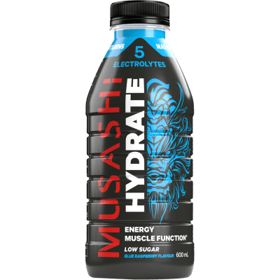 Musashi Hydrate RTD 600ml Single / Blue Raspberry