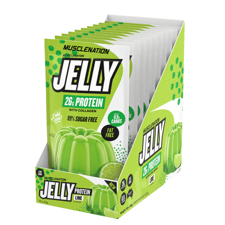 Muscle Nation Protein Jelly + Collagen Single Sachet / Lime
