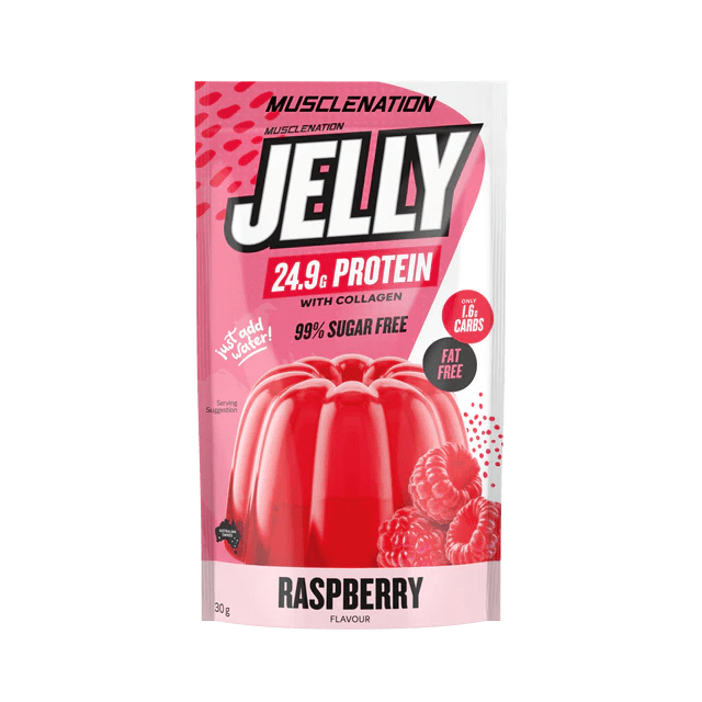 Muscle Nation Protein Jelly + Collagen Single Sachet / Raspberry