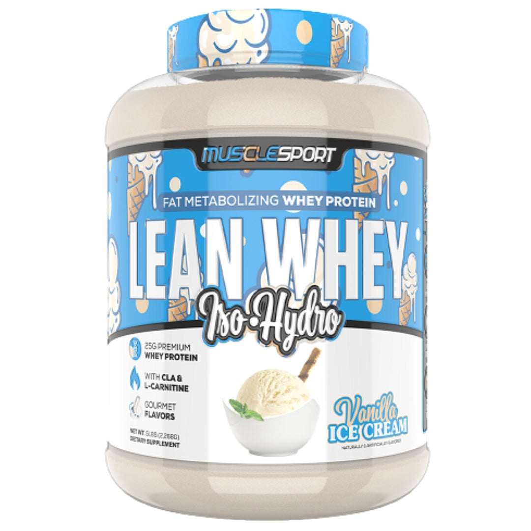 MuscleSport Lean Whey Iso Hydro Protein Powder