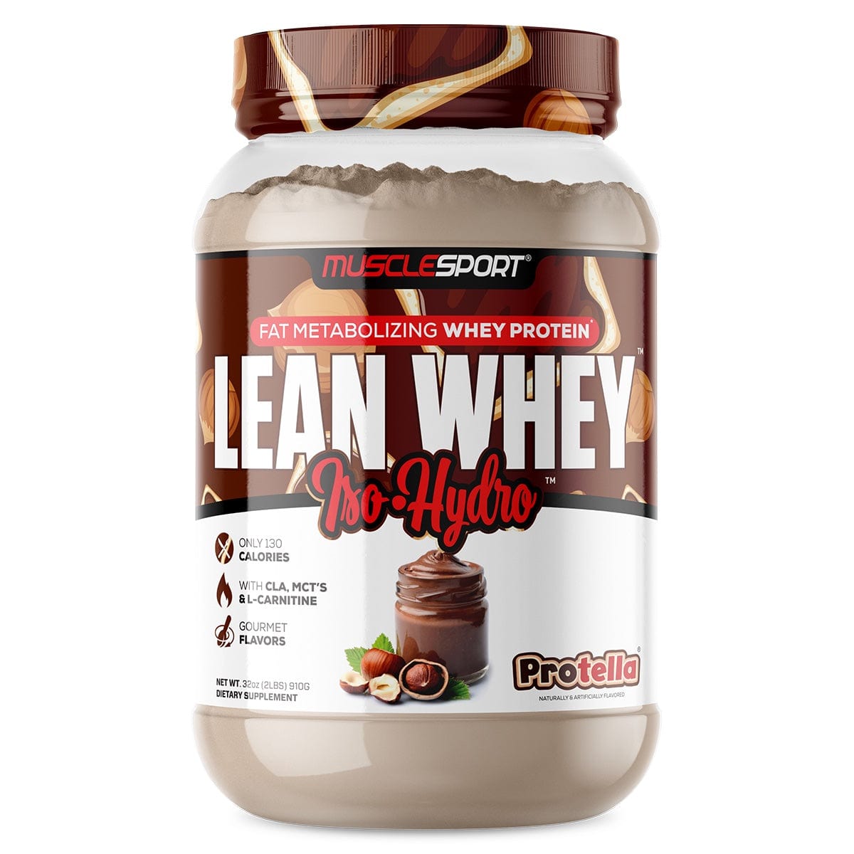 MuscleSport Lean Whey Iso Hydro 2lb