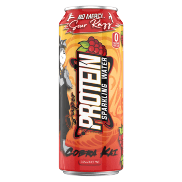 Nexus Sports Nutrition Super Protein Sparkling Water RTD Cobra Kai No Mercy Sour Razz / Single