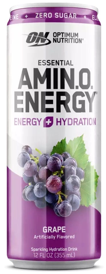 Optimum Amino Energy Sparkling RTD Sparkling Grape / Single Can