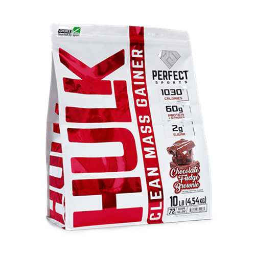Perfect Sports Hulk Clean Mass Gainer Chocolate Fudge Brownie