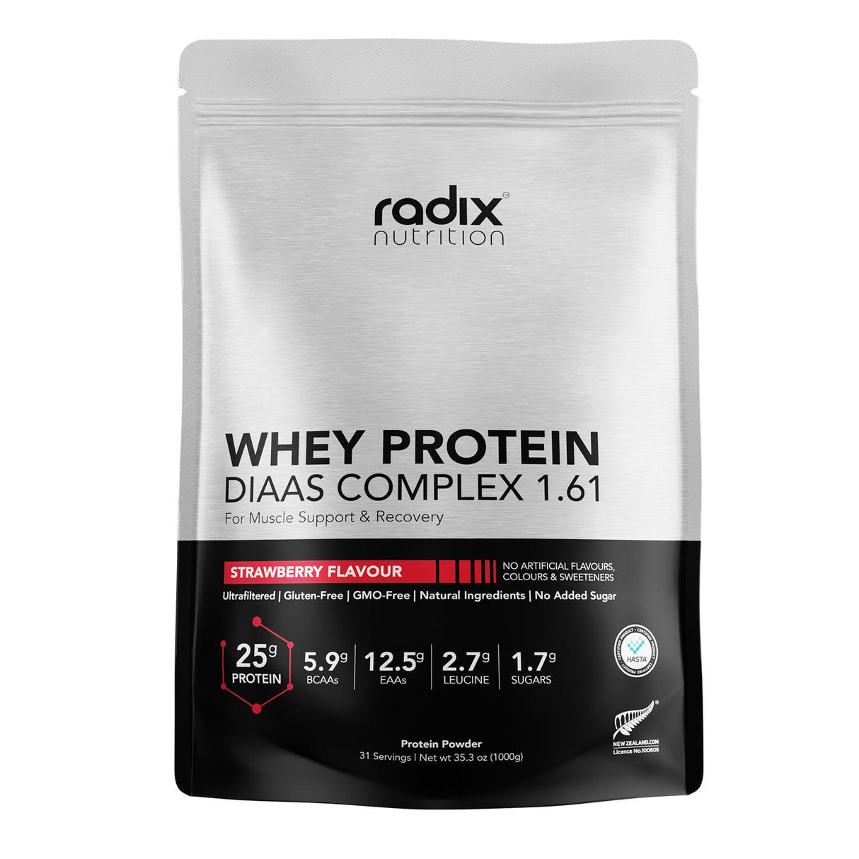 Radix Nutrition Whey Protein DIAAS Complex 1.61 1kg Strawberry / 1.61