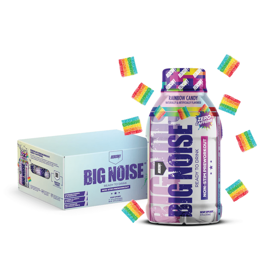 Redcon1 Big Noise Non-Stim RTD Single / Rainbow Candy
