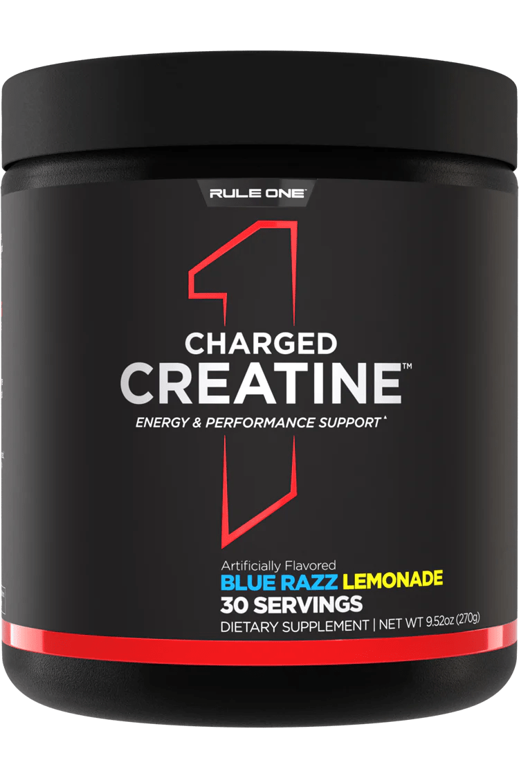 Rule 1 Charged Creatine Blue Razz Lemonade