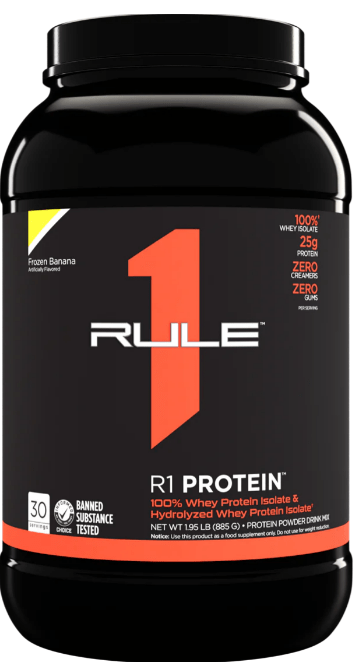 Rule 1 Whey Isolate Protein Powder Frozen Banana / 2lb