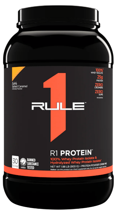 Rule 1 Whey Isolate Protein Powder Lightly Salted Caramel / 2lb