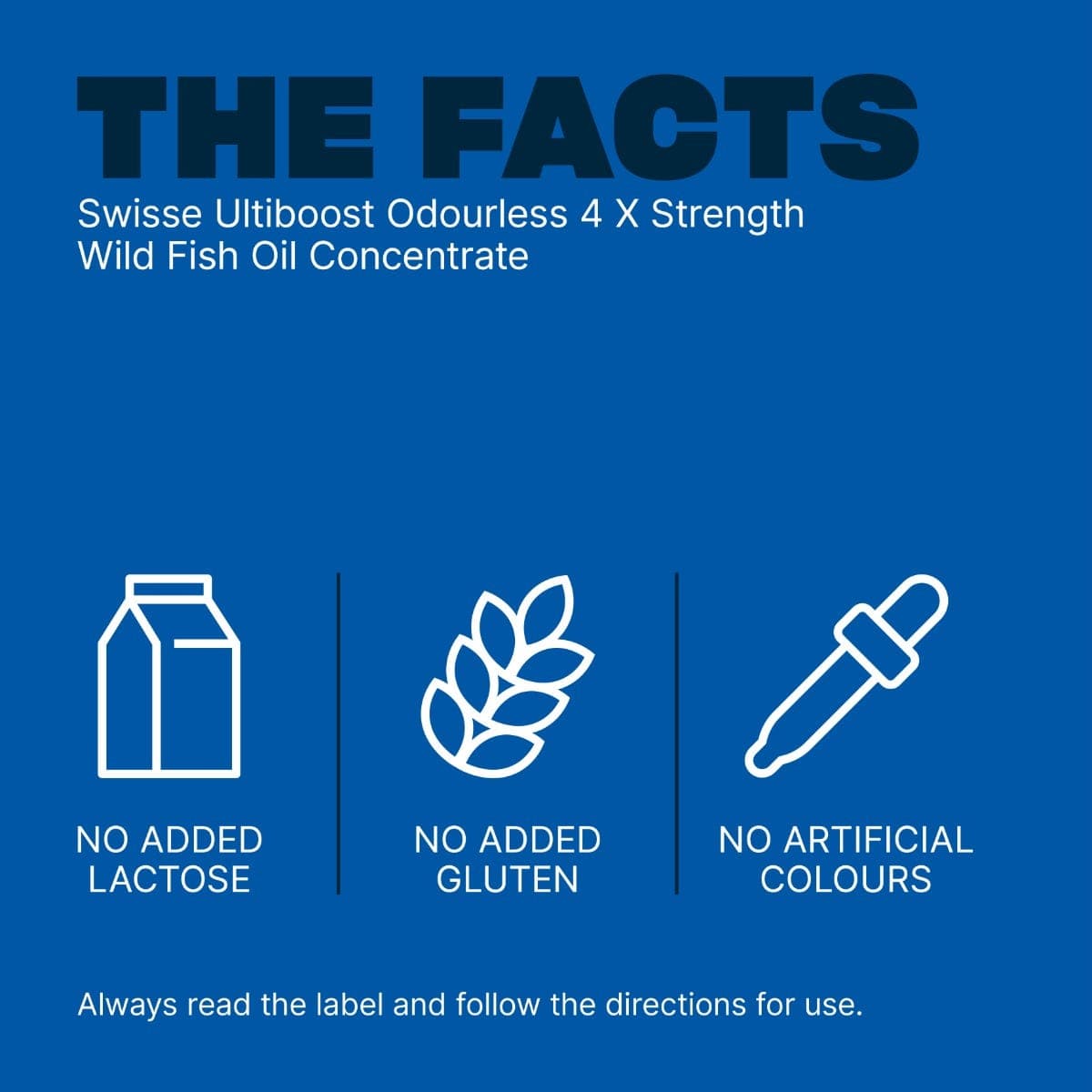 Ultiboost Odourless 4X Strength Wild Fish Oil Concentrate Caps