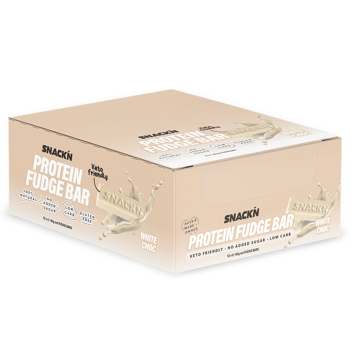 Snackn Fudge Bar 12 Box