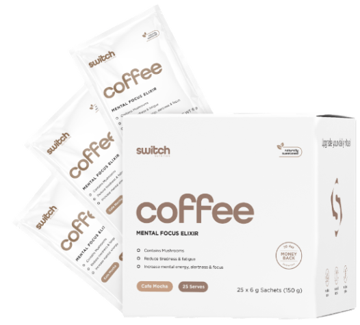 Switch Nutrition Coffee 25 Serves Cafe Mocha