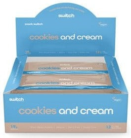 Switch Nutrition Snack Switch Bars Cookies and Cream / 12 Box