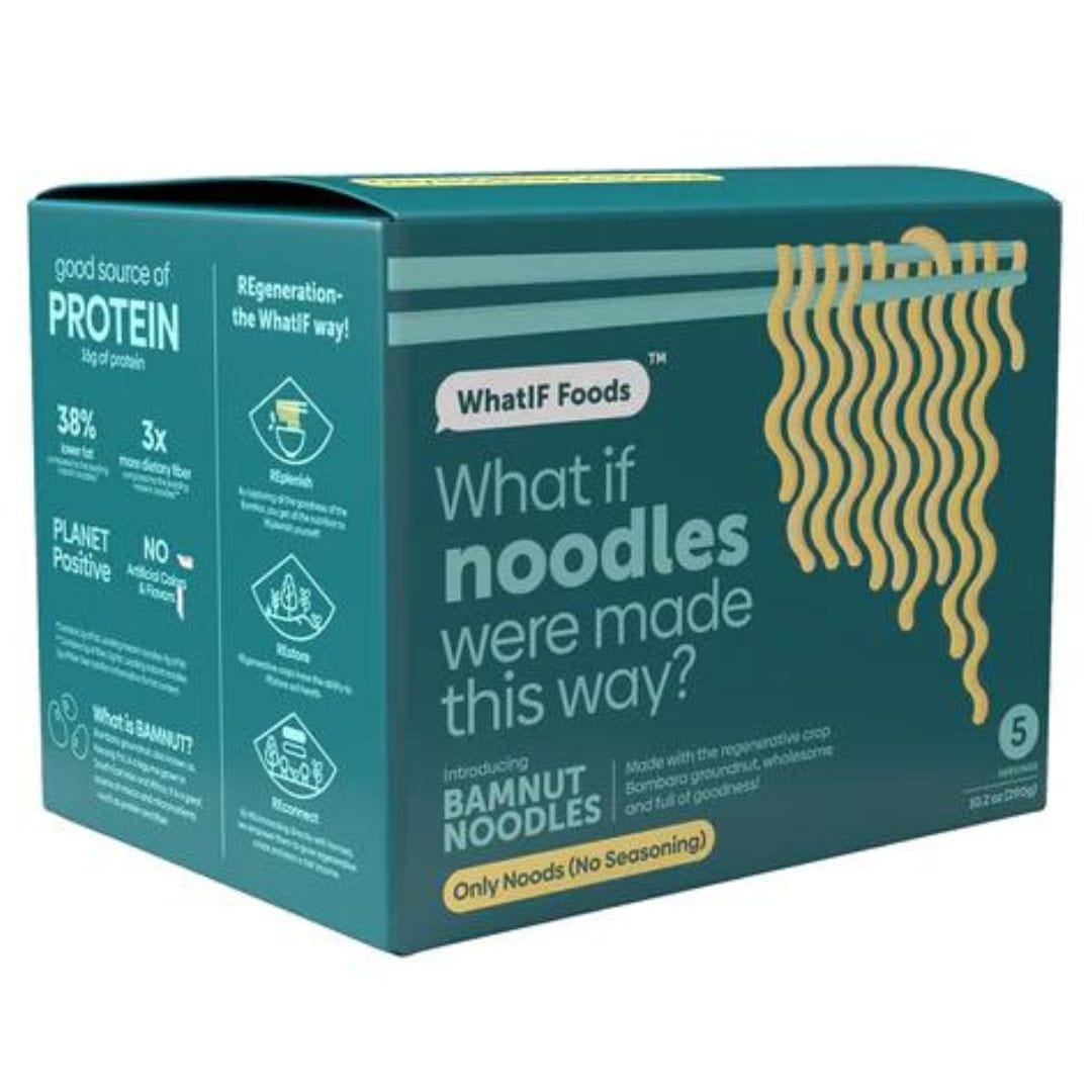 WhatIF Bamnut Noodles - No Seasoning 5 Pack / Bamnut