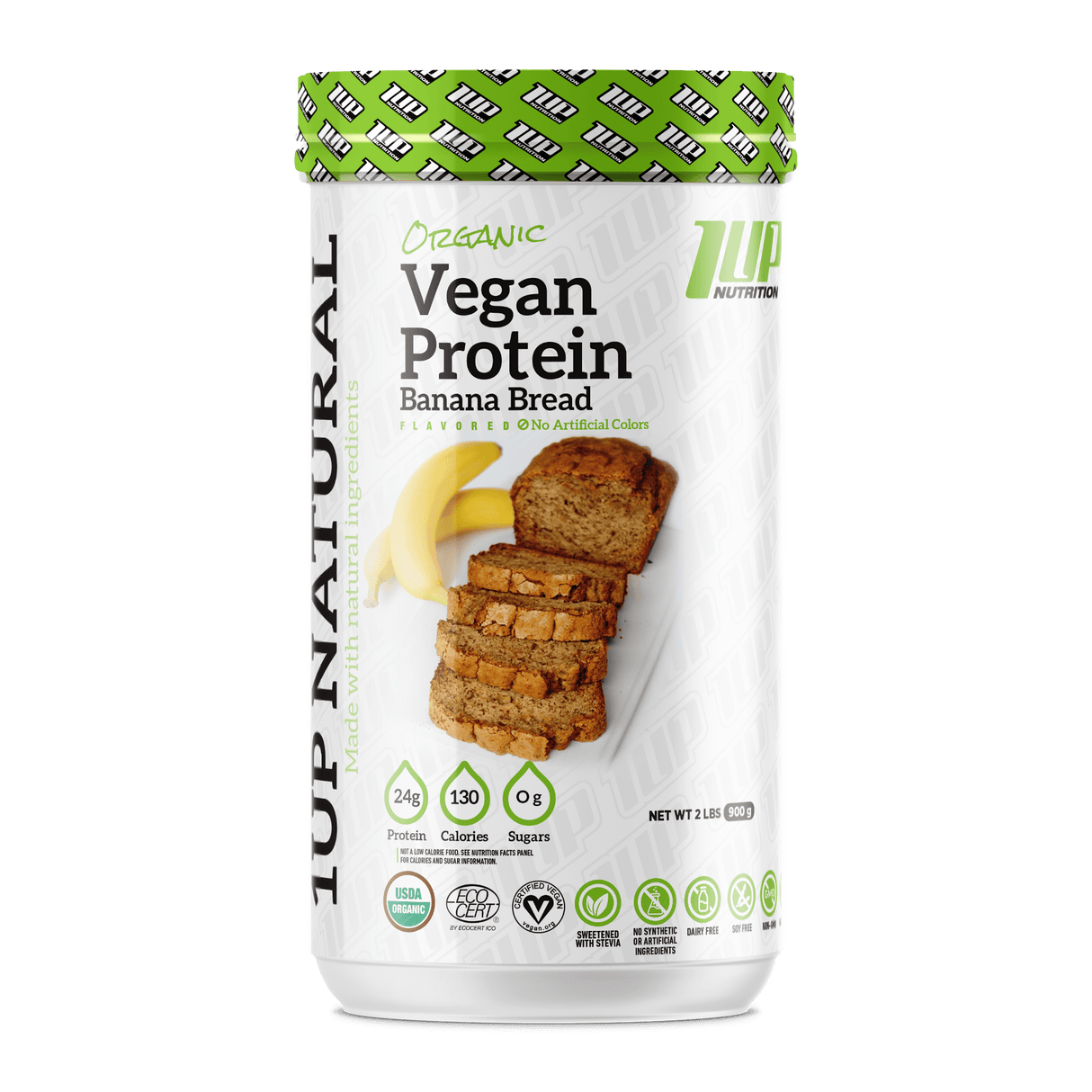 1UP Natural Vegan Protein Banana Bread