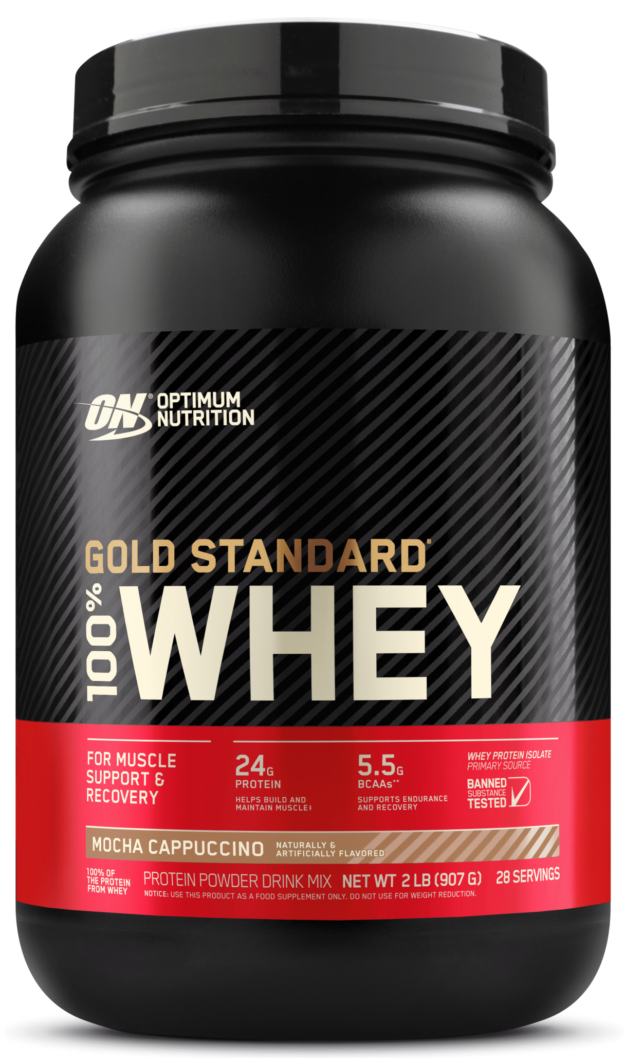 Optimum Nutrition Gold Standard 100% Whey 2lb Mocha Cappuccino (2lb)