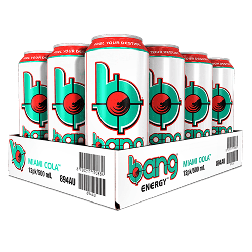Bang Energy Drink Miami Cola / 12 Pack