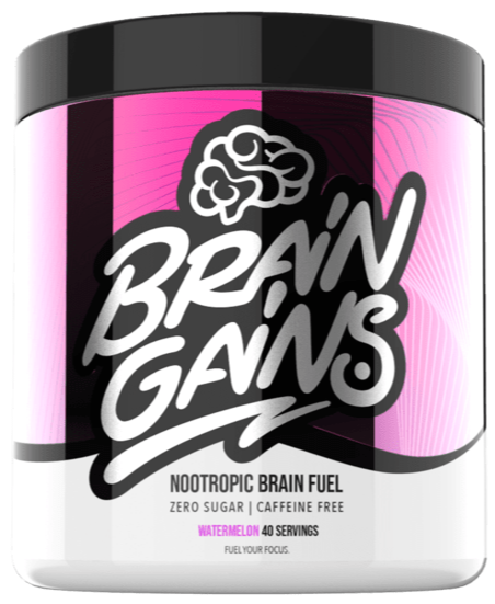Brain Gains Switch-On Nootropic Brain Fuel - Non Stim Watermelon