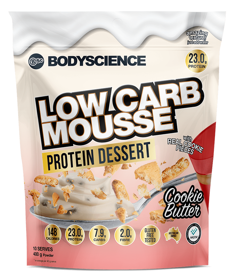 BSC Low Carb Mousse Protein Dessert Cookie Butter
