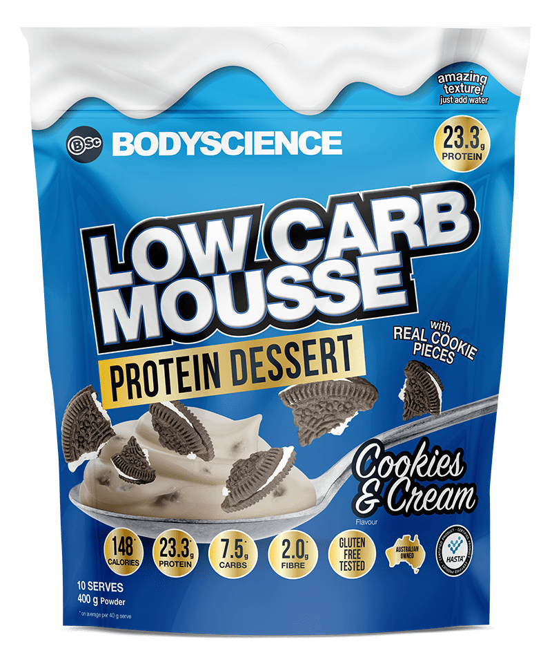 BSC Low Carb Mousse Protein Dessert Cookies & Cream *Coming Soon*