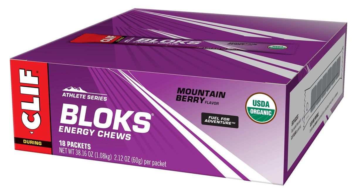 Clif Bloks Energy Chews Mountain Berry