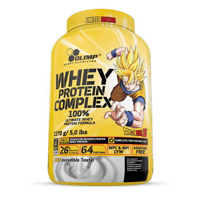 Dragon Ball Z Whey Protein Complex 100% Blueberry / 5lb