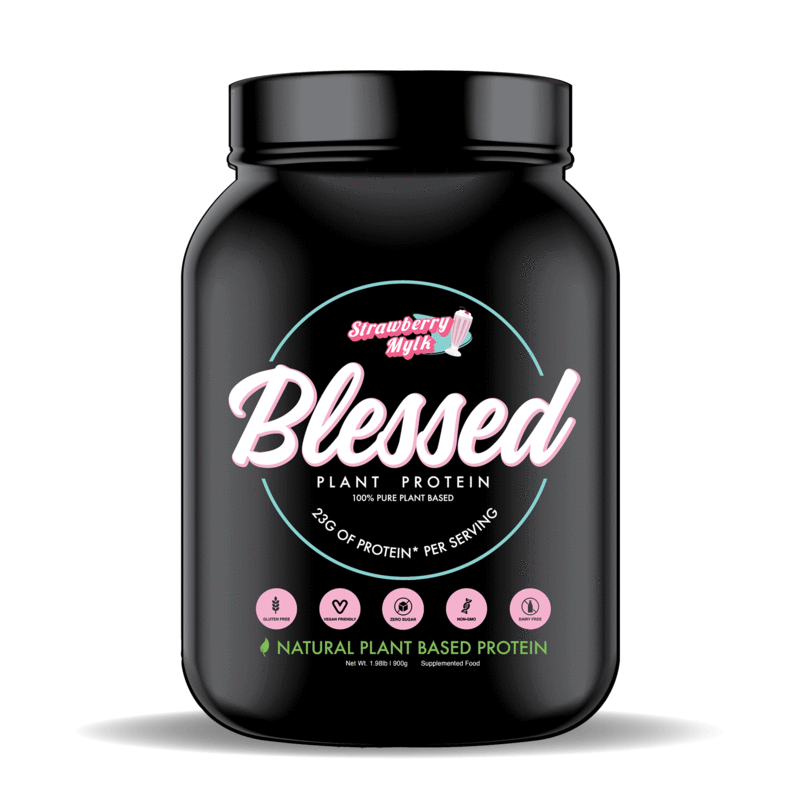 EHP Labs Blessed Plant Protein 2lb Strawberry Mylk