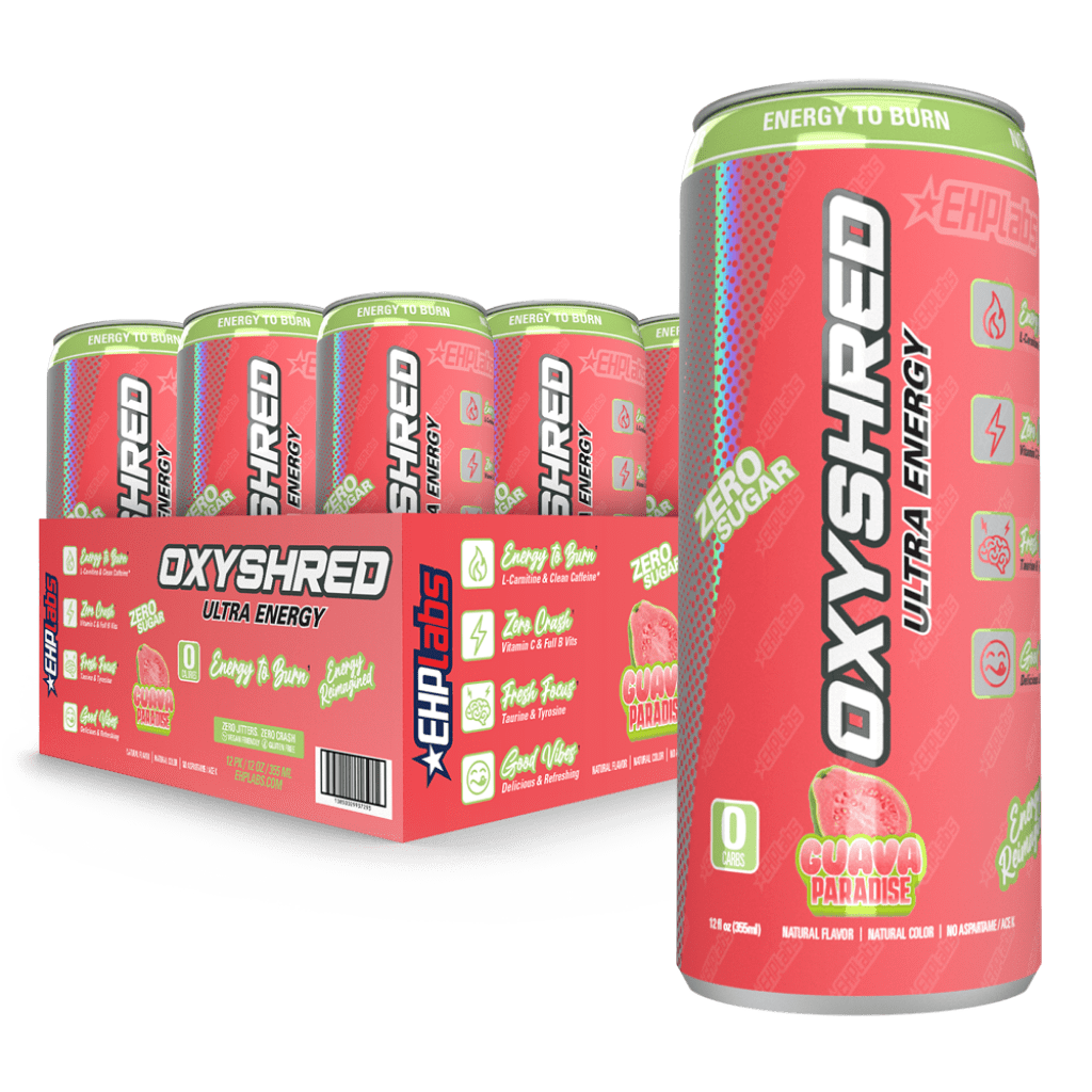 EHP Labs OxyShred Ultra Energy RTD - 12 Pack Guava Paradise