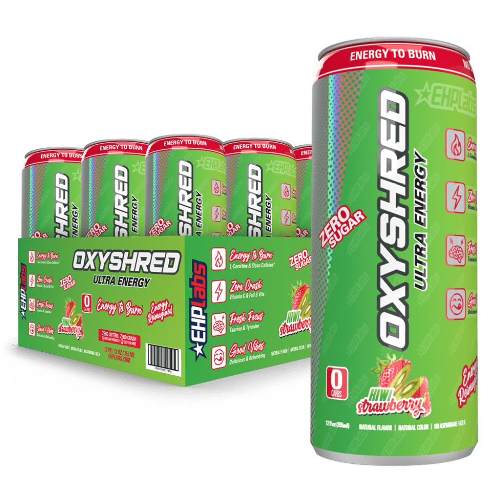 EHP Labs OxyShred Ultra Energy RTD - 12 Pack Kiwi Strawberry