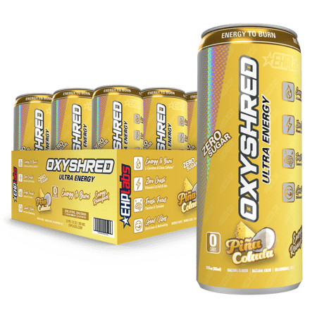 EHP Labs OxyShred Ultra Energy RTD - 12 Pack Pina Colada