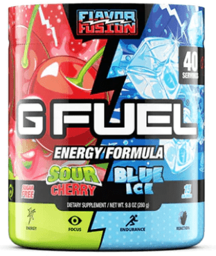 G FUEL Energy Formula Blue Ice + Sour Cherry Fusion