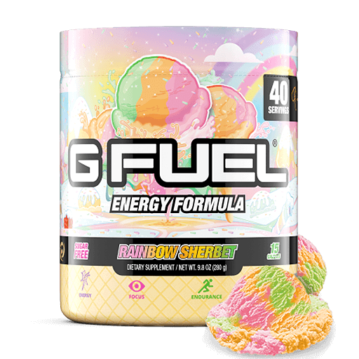 G Fuel Energy Formula Rainbow Sherbet