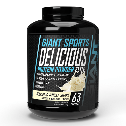Giant Sports Delicious Protein Elite 5lb Vanilla
