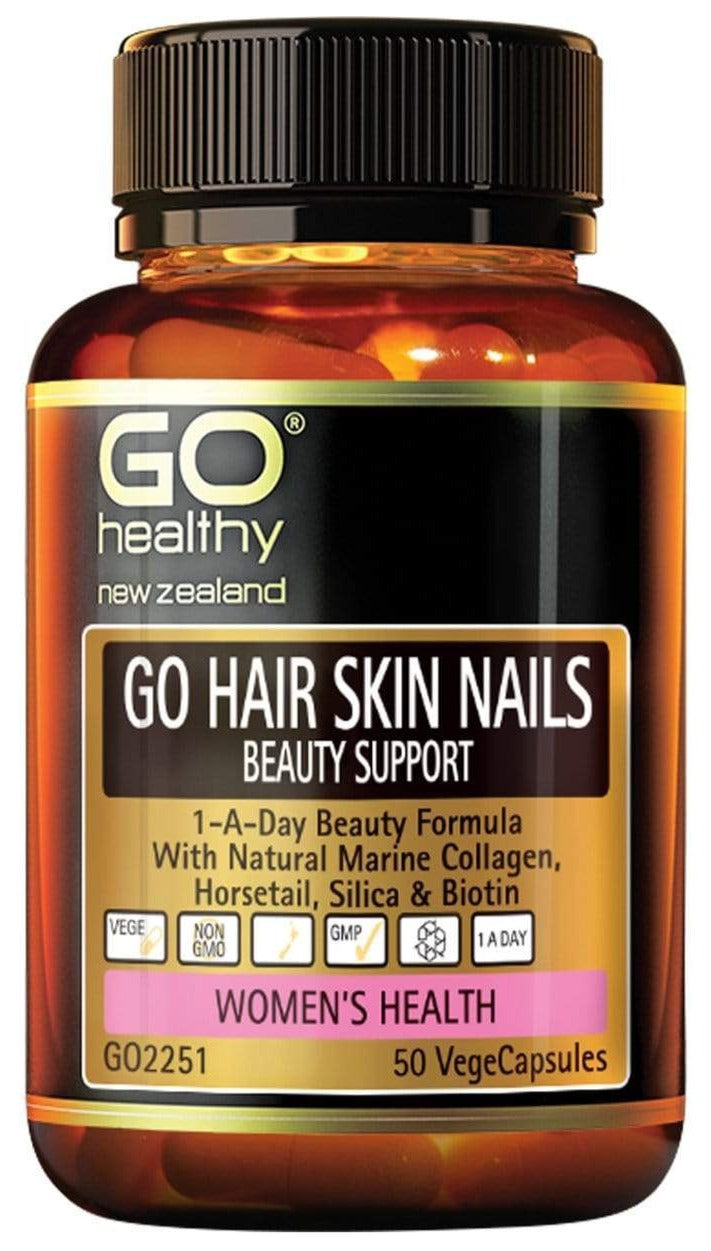 Go Hair Skin Nails Beauty Support 50 Vege Caps