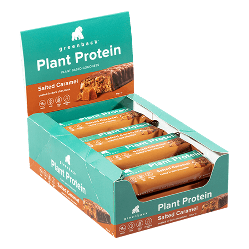 Greenback Plant Based Protein Bars 12 box