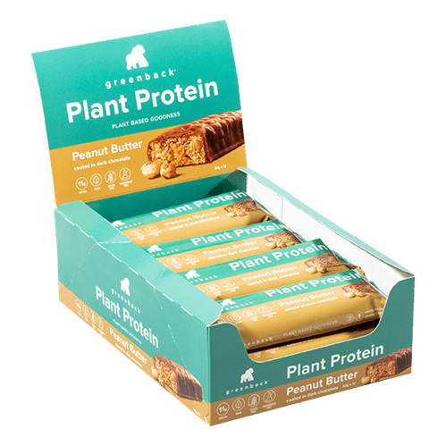 Greenback Plant Based Protein Bars 12 box