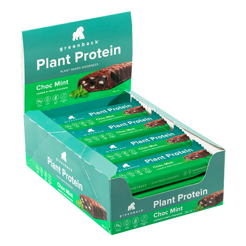Greenback Plant Based Protein Bars 12 box
