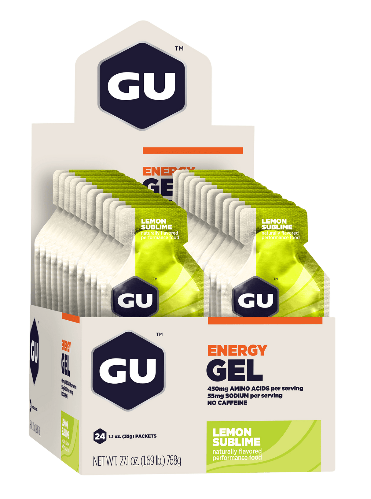 GU Energy Gel 24 Box Lemon Sublime