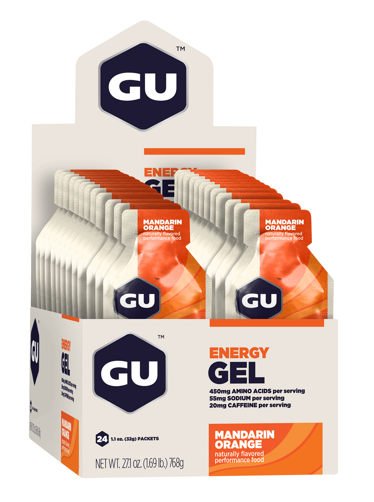 GU Energy Gel 24 Box Mandarin Orange
