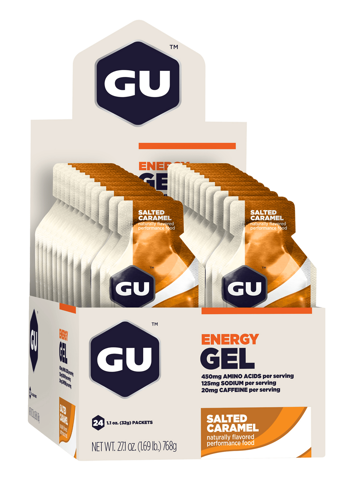 GU Energy Gel 24 Box Salted Caramel