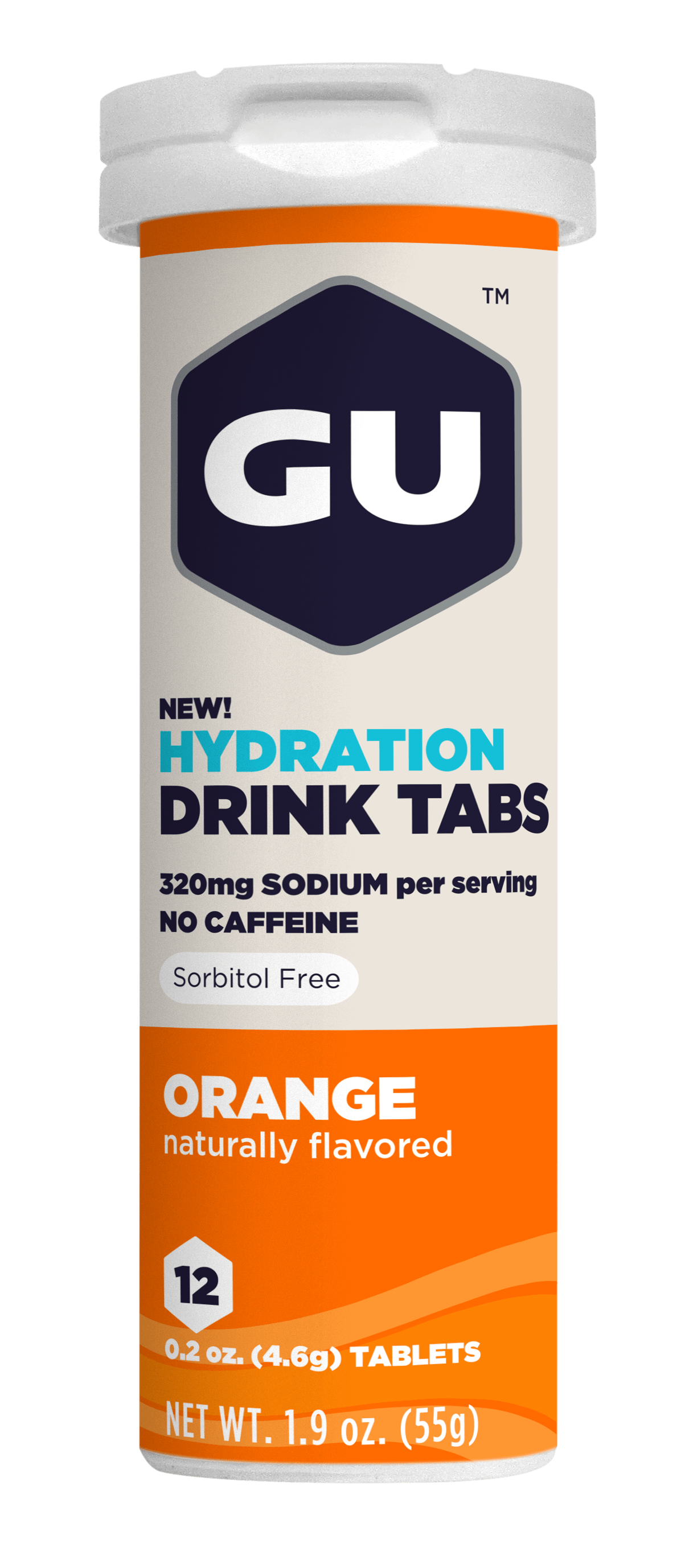 GU Hydration Drink Tabs Orange / Single Tube (12 Tabs)
