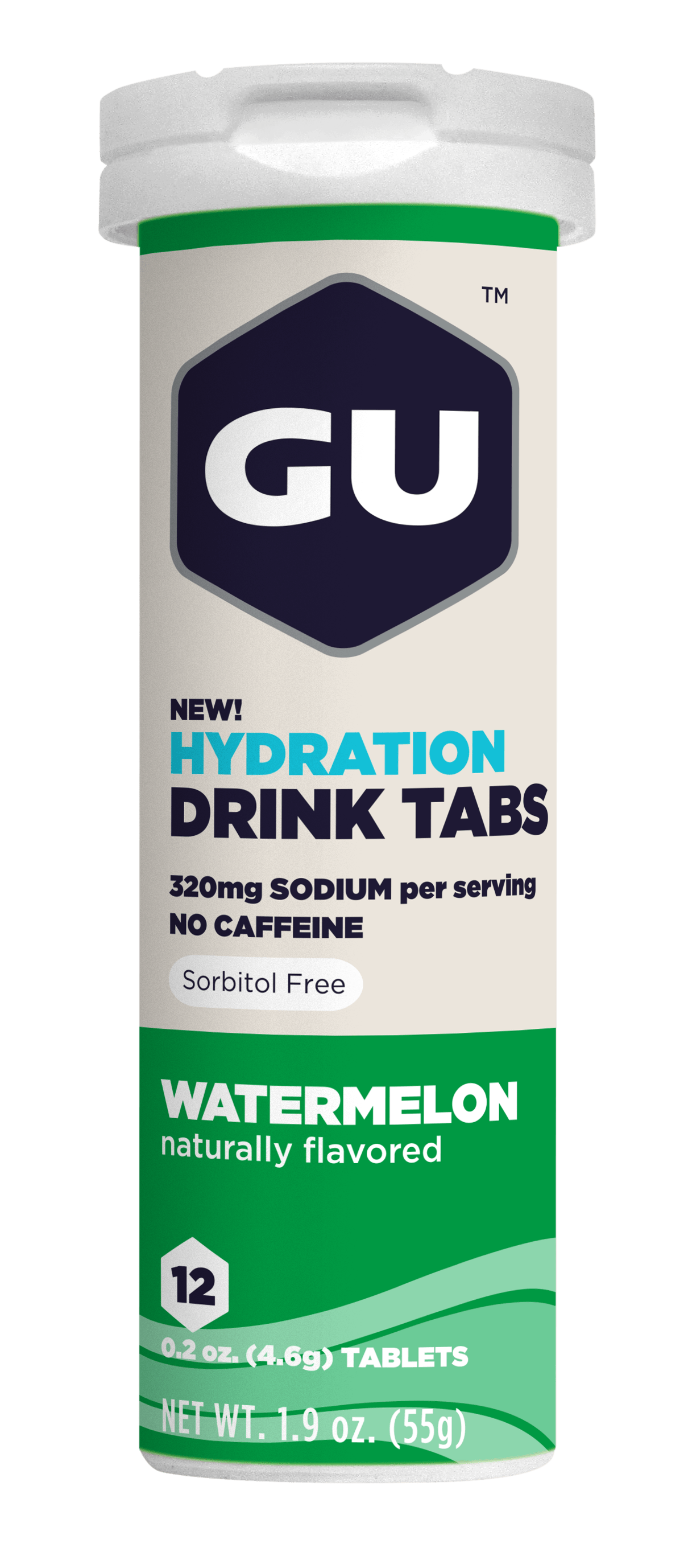 GU Hydration Drink Tabs Watermelon / Single Tube (12 Tabs)