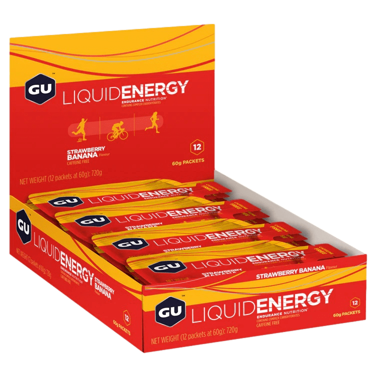 GU Liquid Energy Gel 12 Box Strawberry Banana