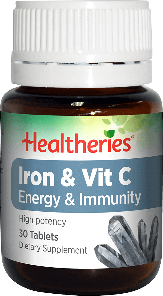 Healtheries Iron & Vit C Tablets 30 Tabs