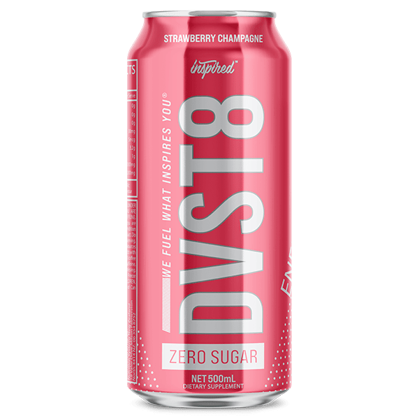 Inspired DVST8 Energy RTD Strawberry Champagne / 6 Pack