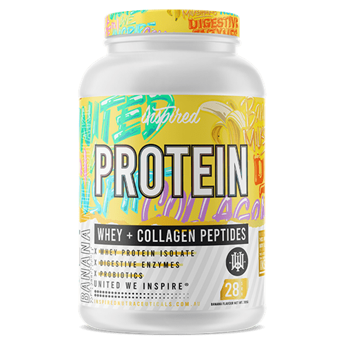 Inspired Whey Protein + Collagen Peptides Banana Milkshake