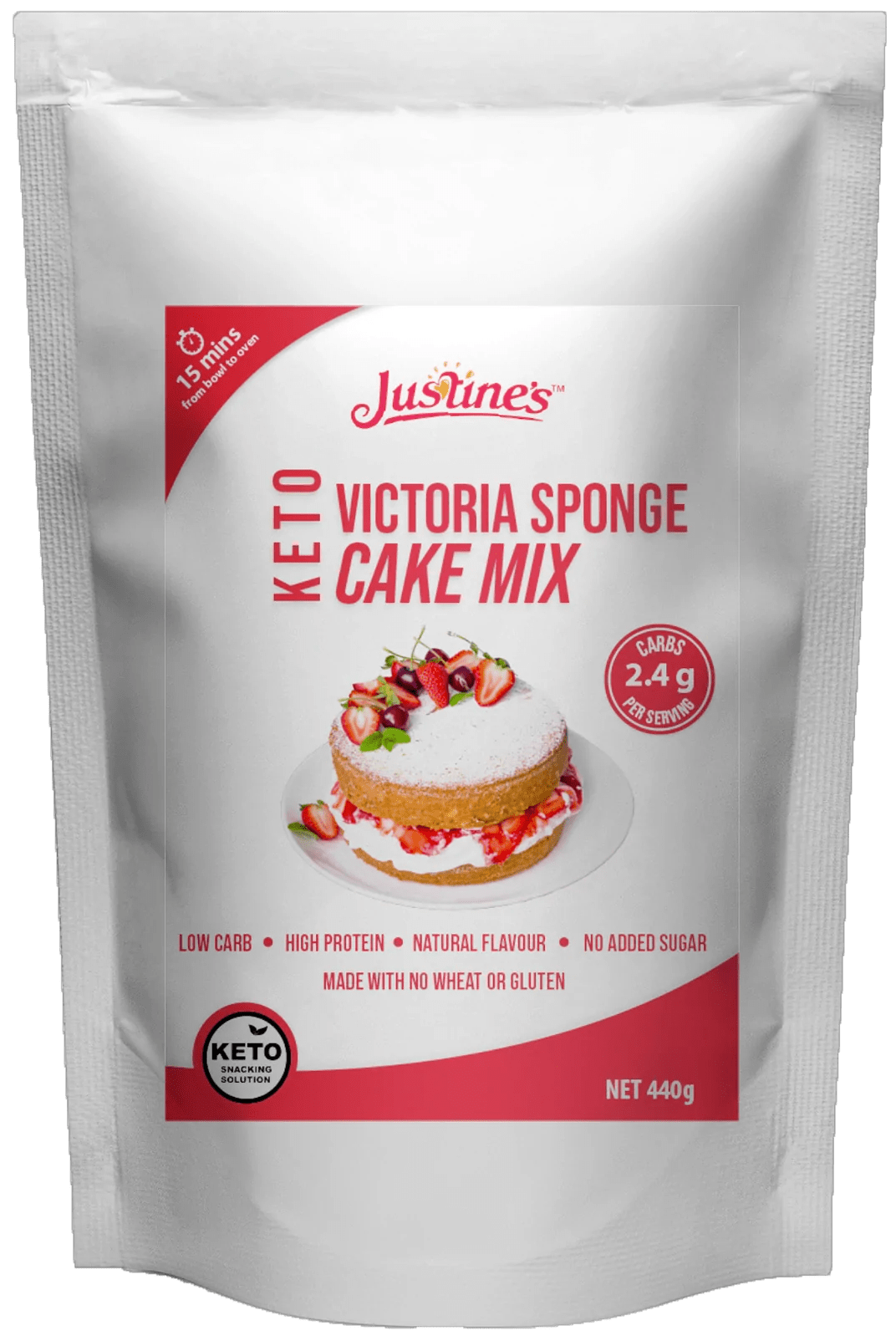Justine's Keto Victoria Sponge Cake Mix