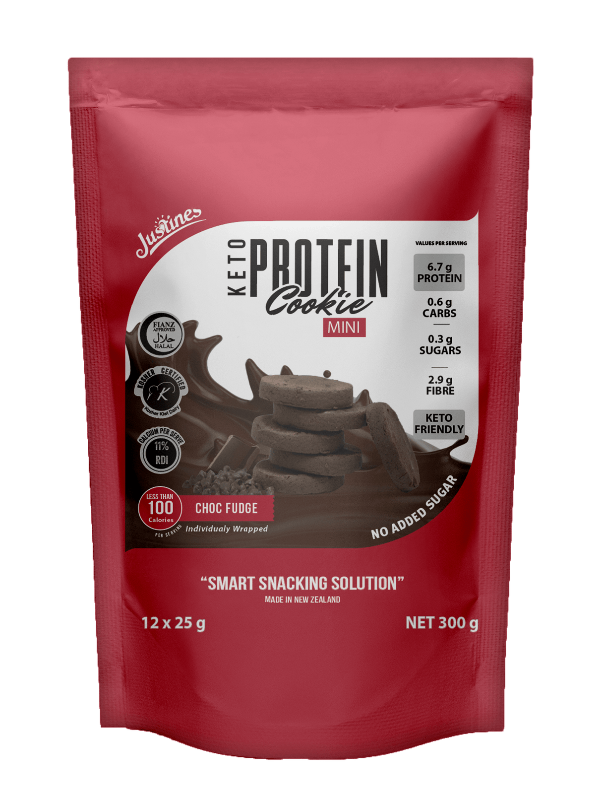 Justines Protein Cookie Minis - 12 Pack