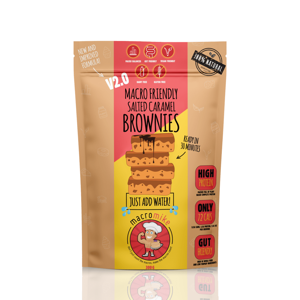 Macro Mike Baking Mix 300g Salted Caramel Brownies