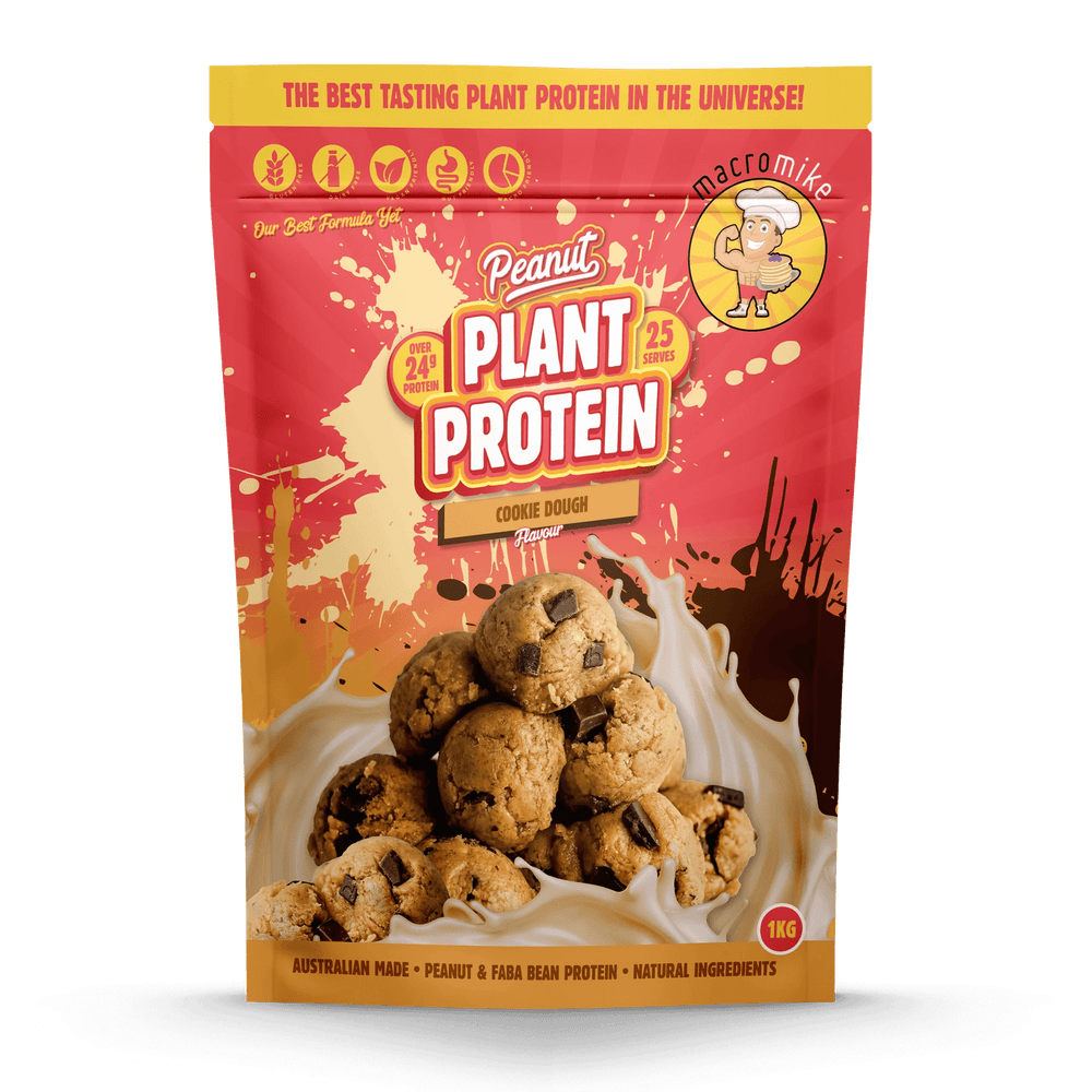 Macro Mike Plant Protein 1kg Cookie Dough Peanut Butter